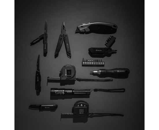 Сверхпрочный строительный нож Gear X, Черный, Цвет: черный, Размер: Длина 17,4 см., ширина 4,5 см., высота 2,4 см., изображение 11