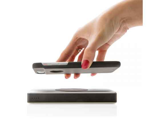 Чехол для беспроводной зарядки iPhone 6/7, черный,, Цвет: черный, Размер: Длина 7 см., ширина 0,9 см., высота 14 см., изображение 3