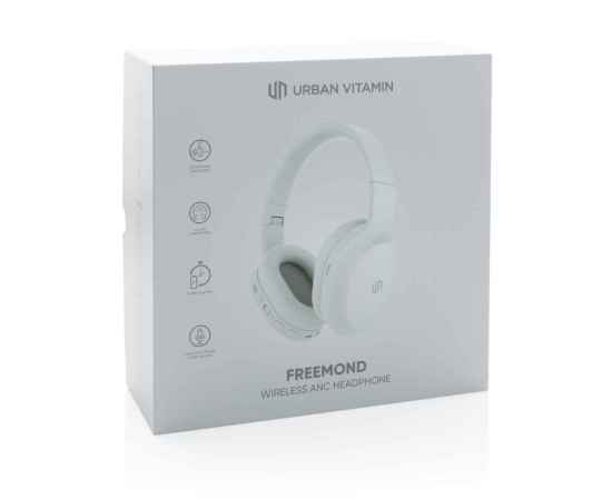 Беспроводные наушники Urban Vitamin Freemond с активным шумоподавлением ANC, белый,, Цвет: белый, Размер: Длина 17 см., ширина 8,1 см., высота 19,1 см., изображение 19