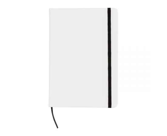 Блокнот для записей Basic в твердой обложке PU, А5, Белый, Цвет: белый, Размер: Длина 1,3 см., ширина 14,5 см., высота 21 см., изображение 6