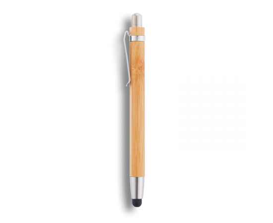 Ручка-стилус из бамбука, коричневый,, Цвет: коричневый, Размер: Длина 1 см., ширина 1 см., высота 13,6 см., диаметр 1,1 см., изображение 6