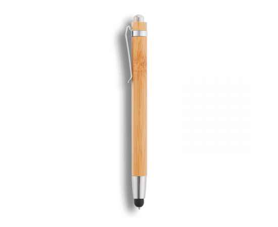 Ручка-стилус из бамбука, коричневый,, Цвет: коричневый, Размер: Длина 1 см., ширина 1 см., высота 13,6 см., диаметр 1,1 см., изображение 7