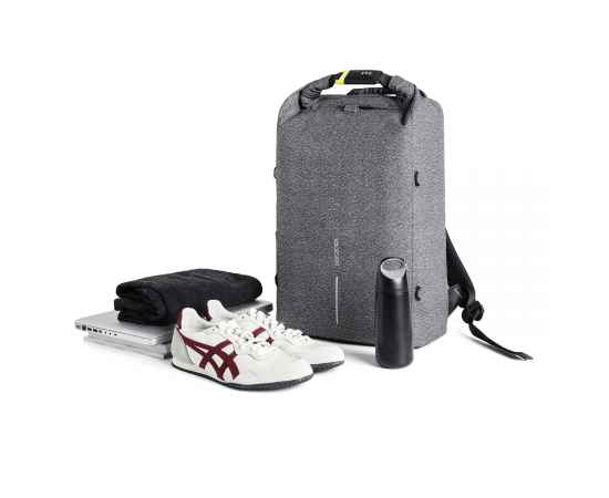 Рюкзак Urban с защитой от карманников, Серый, Цвет: серый, Размер: Длина 31,5 см., ширина 14,5 см., высота 46 см., изображение 4