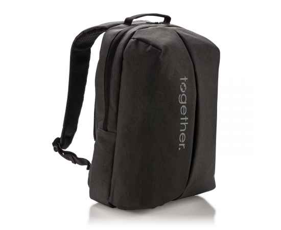 Рюкзак Smart, Черный, Цвет: черный, Размер: Длина 16 см., ширина 30 см., высота 45 см., изображение 4