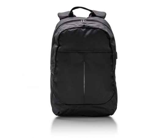Рюкзак для ноутбука Power с USB-портом, Черный, Цвет: черный, Размер: Длина 16 см., ширина 32 см., высота 47 см., изображение 5