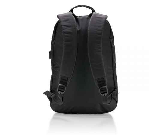 Рюкзак для ноутбука Power с USB-портом, Черный, Цвет: черный, Размер: Длина 16 см., ширина 32 см., высота 47 см., изображение 7