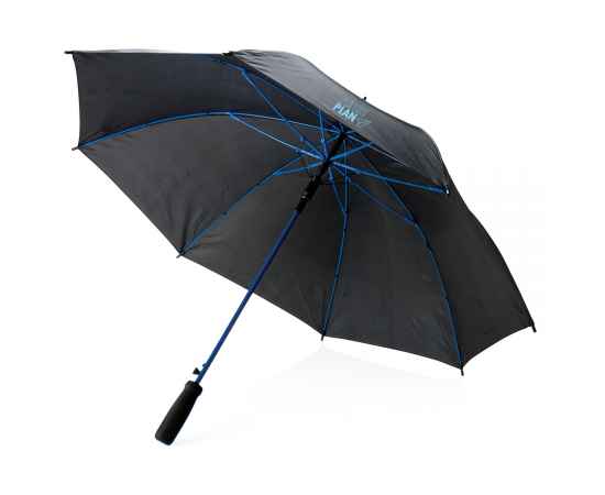 Зонт-трость из стекловолокна, d103 см, Синий, Цвет: синий, черный, Размер: , высота 81 см., диаметр 103 см., изображение 5