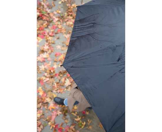 Зонт-трость из стекловолокна, d103 см, Синий, Цвет: синий, черный, Размер: , высота 81 см., диаметр 103 см., изображение 3