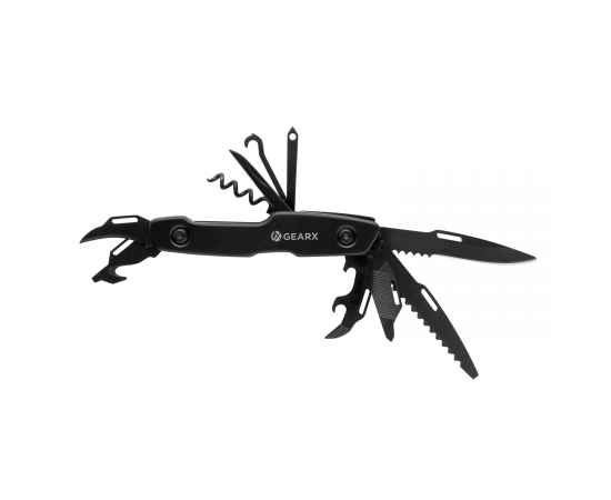 Карманный нож Gear X, Черный, Цвет: черный, Размер: Длина 9,8 см., ширина 2,6 см., высота 1,7 см., изображение 7