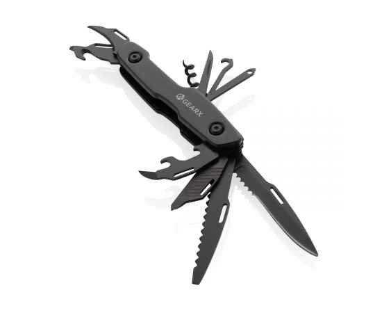 Карманный нож Gear X, Черный, Цвет: черный, Размер: Длина 9,8 см., ширина 2,6 см., высота 1,7 см., изображение 9