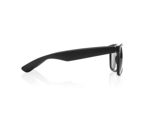 Солнцезащитные очки из переработанного пластика (сертификат GRS), Черный, Цвет: черный, Размер: Длина 14,4 см., ширина 4,8 см., высота 3 см., изображение 3