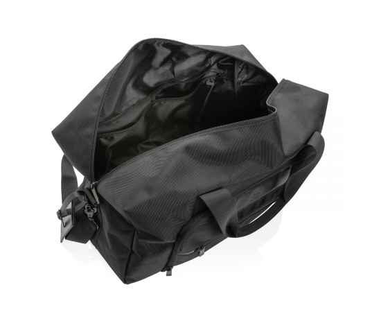 Дорожная сумка Swiss Peak Voyager из RPET AWARE™, Черный, Цвет: черный, Размер: Длина 50 см., ширина 21 см., высота 25 см., изображение 13