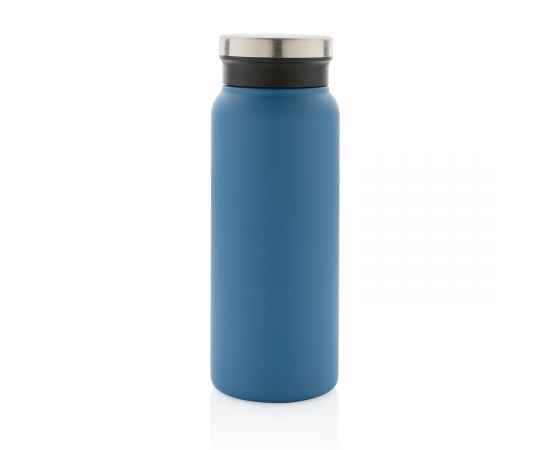 Вакуумная бутылка из переработанной нержавеющей стали (стандарт RCS), 600 мл, Синий, Цвет: синий,, Размер: Длина 7,7 см., ширина 7,7 см., высота 21 см., диаметр 0 см., изображение 3