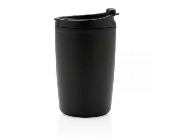 Термокружка с крышкой для кофе из переработанного полипропилена GRS, 300 мл, Черный, Цвет: черный,, Размер: Длина 8,5 см., ширина 8 см., высота 13,9 см., диаметр 8 см., изображение 6