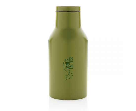 Вакуумная бутылка из переработанной нержавеющей стали (стандарт RCS), 300 мл, Зеленый, Размер: , высота 1 530 см., диаметр 6,8 см., изображение 4