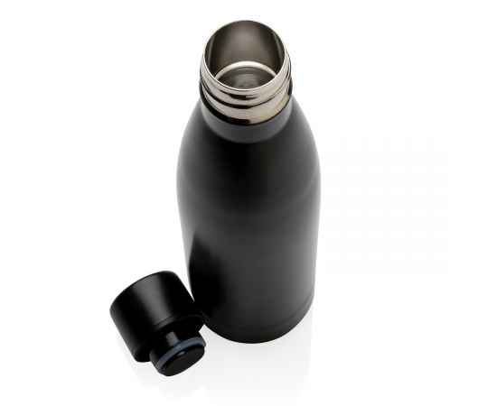 Вакуумная бутылка из переработанной нержавеющей стали RCS, 0,5 л, Черный, Цвет: черный,, Размер: , высота 26 см., диаметр 7 см., изображение 8
