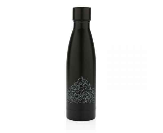 Вакуумная бутылка из переработанной нержавеющей стали RCS, 0,5 л, Черный, Цвет: черный,, Размер: , высота 26 см., диаметр 7 см., изображение 4