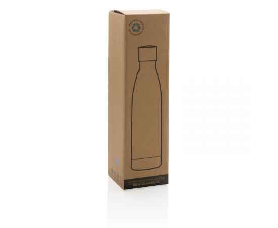 Вакуумная бутылка из переработанной нержавеющей стали RCS, 0,5 л, Черный, Цвет: черный,, Размер: , высота 26 см., диаметр 7 см., изображение 10