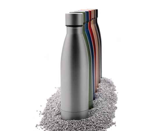 Вакуумная бутылка из переработанной нержавеющей стали RCS, 0,5 л, Серый, Цвет: серый,, Размер: , высота 26 см., диаметр 7 см., изображение 6
