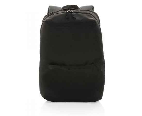 Рюкзак для ноутбука Impact из rPET AWARE™ 1200D, 15.6'', Черный, Размер: Длина 2 900 см., ширина 1 700 см., высота 4 450 см., диаметр 0 см., изображение 2