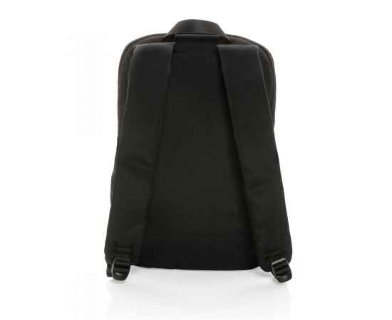 Рюкзак для ноутбука Impact из rPET AWARE™ 1200D, 15.6'', Черный, Размер: Длина 2 900 см., ширина 1 700 см., высота 4 450 см., диаметр 0 см., изображение 7