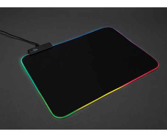 Игровой коврик для мыши с RGB-подсветкой, черный,, изображение 6