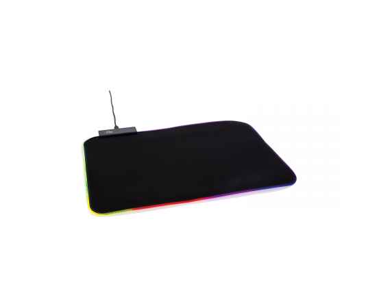 Игровой коврик для мыши с RGB-подсветкой, черный,, изображение 2