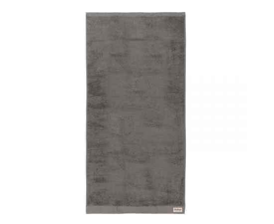 Банное полотенце Ukiyo Sakura из хлопка AWARE™, 500 г/м2, 50x100 см, Серый, Цвет: темно-серый,, Размер: Длина 100 см., ширина 50 см., высота 2 см., диаметр 0 см., изображение 2