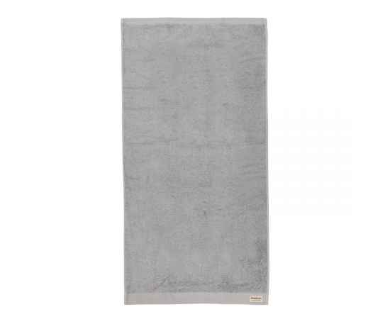 Банное полотенце Ukiyo Sakura из хлопка AWARE™, 500 г/м2, 50x100 см, Серый, Цвет: серый,, Размер: Длина 100 см., ширина 50 см., высота 2 см., диаметр 0 см., изображение 2
