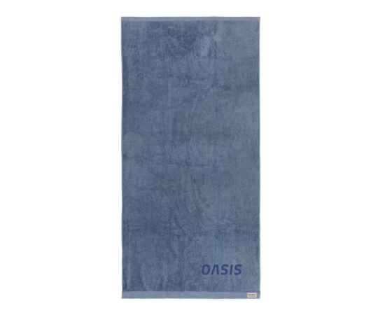 Банное полотенце Ukiyo Sakura из хлопка AWARE™, 500 г/м², 70x140 см, Синий, Цвет: синий,, Размер: Длина 140 см., ширина 70 см., высота 2 см., диаметр 0 см., изображение 4