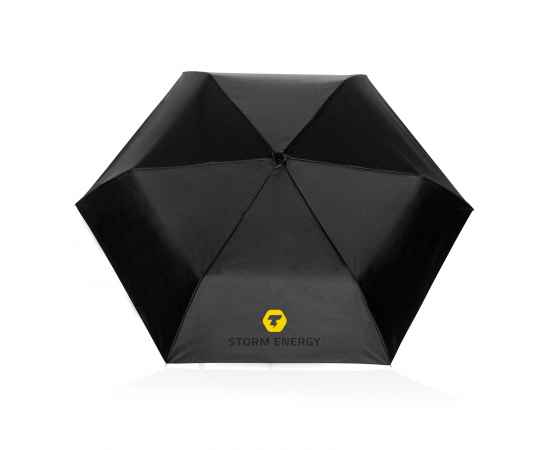 Ультралегкий автоматический зонт Swiss Peak из rPET, d95 см, Черный, Цвет: черный,, Размер: , высота 53 см., диаметр 96 см., изображение 4