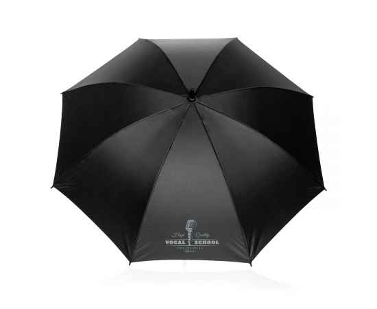 Ультралегкий зонт-трость Swiss Peak из rPET Aware™, d112 см, Черный, Цвет: черный,, Размер: , высота 86,5 см., диаметр 112 см., изображение 4