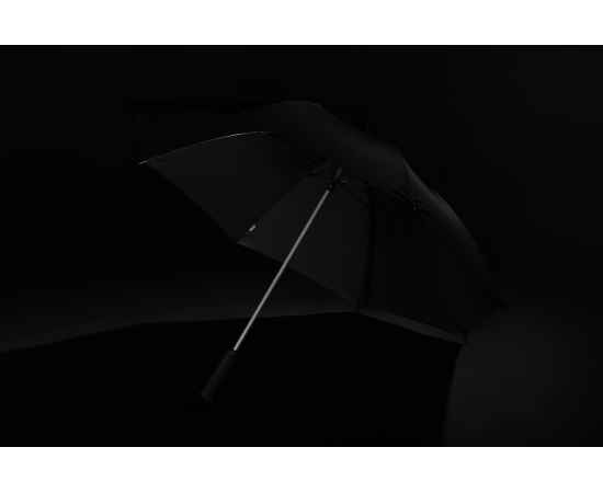 Ультралегкий зонт-трость Swiss Peak из rPET Aware™, d112 см, Черный, Цвет: черный,, Размер: , высота 86,5 см., диаметр 112 см., изображение 5