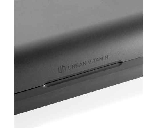 Спортивные наушники Urban Vitamin Pacifica с защитой IPX5 из переработанного пластика RCS, серый,, изображение 12