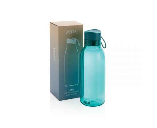 Бутылка для воды Avira Atik из rPET RCS, 500 мл, Бирюзовый, Цвет: бирюзовый,, Размер: , высота 20,3 см., диаметр 7 см., изображение 2