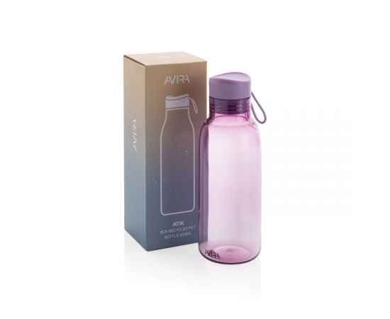 Бутылка для воды Avira Atik из rPET RCS, 500 мл, Фиолетовый, Цвет: фиолетовый,, Размер: , высота 20,3 см., диаметр 7 см., изображение 2