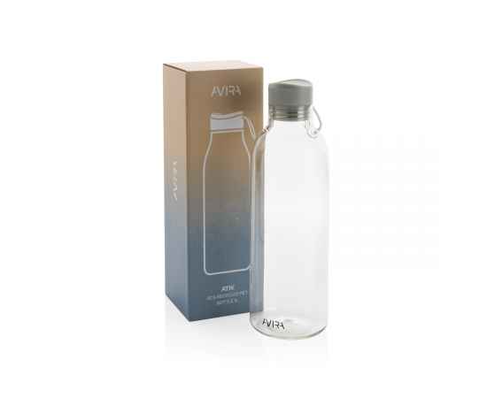 Бутылка для воды Avira Atik из rPET RCS, 1 л, Прозрачный, Цвет: прозрачный,, Размер: , высота 26,6 см., диаметр 8,3 см., изображение 2