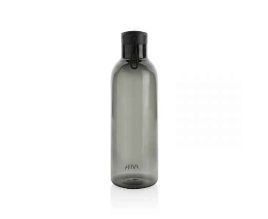 Бутылка для воды Avira Atik из rPET RCS, 1 л, Черный, Цвет: черный,, Размер: , высота 26,6 см., диаметр 8,3 см., изображение 3