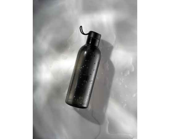 Бутылка для воды Avira Atik из rPET RCS, 1 л, Черный, Цвет: черный,, Размер: , высота 26,6 см., диаметр 8,3 см., изображение 6
