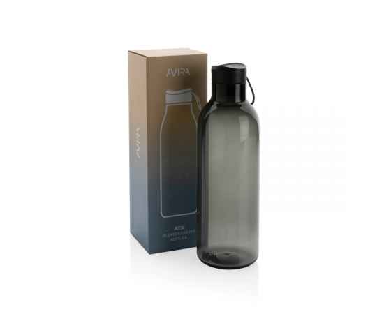Бутылка для воды Avira Atik из rPET RCS, 1 л, Черный, Цвет: черный,, Размер: , высота 26,6 см., диаметр 8,3 см., изображение 2