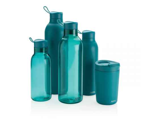 Бутылка для воды Avira Atik из rPET RCS, 1 л, Бирюзовый, Цвет: бирюзовый,, Размер: , высота 26,6 см., диаметр 8,3 см., изображение 5