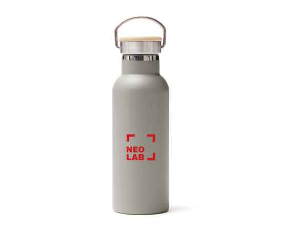 Термобутылка VINGA Miles, 500 мл, Серый, Цвет: серый,, Размер: , высота 22,3 см., диаметр 7,3 см., изображение 2