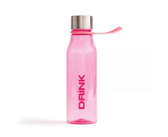 Бутылка для воды VINGA Lean из тритана, 600 мл, Розовый, Цвет: розовый,, Размер: , высота 23,5 см., диаметр 6,5 см., изображение 3