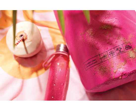 Бутылка для воды VINGA Lean из тритана, 600 мл, Розовый, Цвет: розовый,, Размер: , высота 23,5 см., диаметр 6,5 см., изображение 18