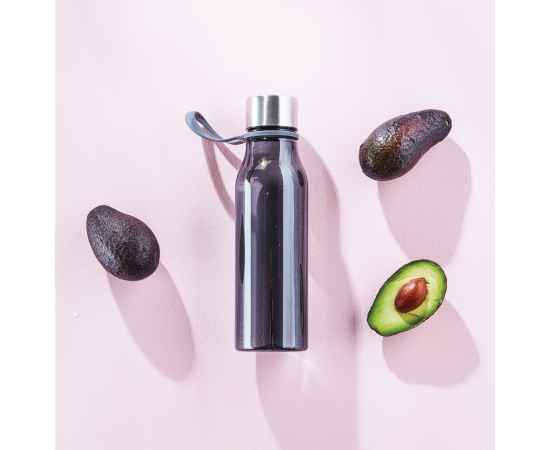 Бутылка для воды VINGA Lean из тритана, 600 мл, Серый, Цвет: темно-серый,, Размер: , высота 23,5 см., диаметр 6,5 см., изображение 18