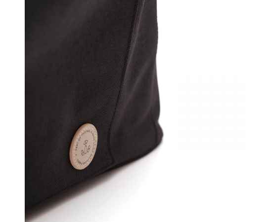 Пляжная сумка VINGA Sortino из rPET, Черный, Цвет: черный,, Размер: Длина 45 см., ширина 15 см., высота 35 см., диаметр 0 см., изображение 6