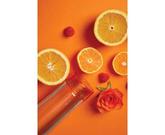Бутылка для воды VINGA Cott из rPET, 600 мл, Оранжевый, Цвет: оранжевый,, Размер: , высота 21,5 см., диаметр 6,5 см., изображение 5