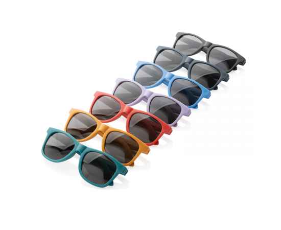 Солнцезащитные очки из переработанного полипропилена GRS, Синий, Цвет: темно-синий,, Размер: Длина 14,5 см., ширина 14,8 см., высота 4,9 см., диаметр 0 см., изображение 5