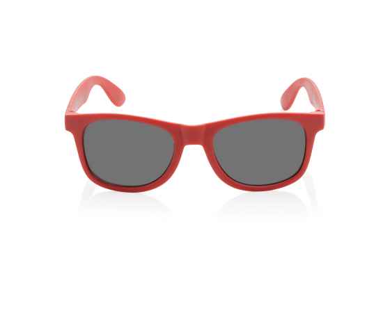 Солнцезащитные очки из переработанного полипропилена GRS, Красный, Цвет: красный,, Размер: Длина 14,5 см., ширина 14,8 см., высота 4,9 см., диаметр 0 см., изображение 6