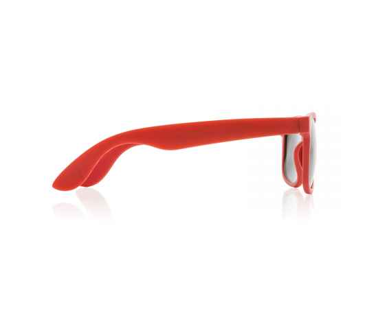Солнцезащитные очки из переработанного полипропилена GRS, Красный, Цвет: красный,, Размер: Длина 14,5 см., ширина 14,8 см., высота 4,9 см., диаметр 0 см., изображение 3